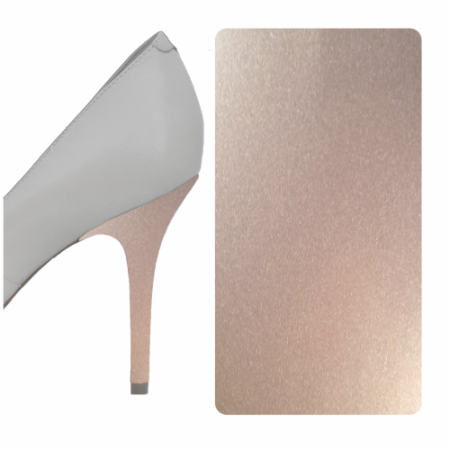 Silver Metallic heel wrap