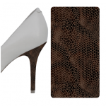 King Snake Brown heel wrap