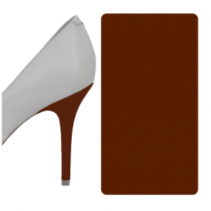 Milk Chocolate Brown Glossy heel wrap